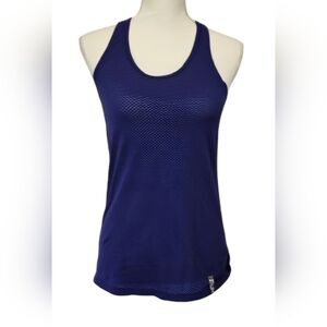 Under Armour Purple and Grey Mesh Running Razorback Tank Top Women's Size Small
